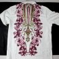 ETRO POLO $480 WHITE 2BTN EMBELLISHED DESIGN FIT CUT POLO SHIRT XL 54e NEW