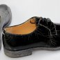 MAISON MARTIN MARGIELA SHOES $950 BLACK CRACKED LEATHER HANDMADE DERBY 11 44 NEW