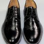 MAISON MARTIN MARGIELA SHOES $950 BLACK CRACKED LEATHER HANDMADE DERBY 11 44 NEW