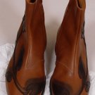 MAISON MARTIN MARGIELA SHOES $2150 BROWN LIMITED EDITION FLORAL BOOT 10 43e NEW