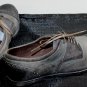 DOLCE & GABBANA SHOES $865 GRAY/SLATE 2TONE CALFSKIN CAPTOE DERBY 9.5 42.5 NEW
