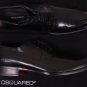 DSQUARED2 SHOES $650 BLACK LOGO HEEL DERBY BLUCHER DRESS SHOES 11 44e NEW