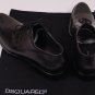 DSQUARED2 SHOES $650 BLACK LOGO HEEL DERBY BLUCHER DRESS SHOES 11 44e NEW