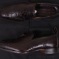 DSQUARED2 SHOES $685 DARK BROWN WING-TIP LOGO ORNAMENTED DRESS LOAFERS 7 40e NEW