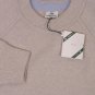 BORRELLI SWEATER $1295 MALT 100%CASHMERE HAND KNIT CREWNECK JUMPER XL 54e NEW