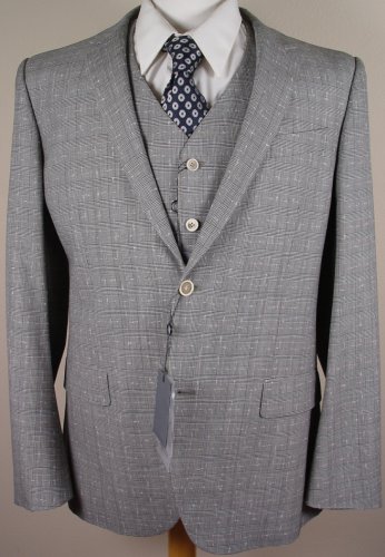 ALEXANDER MCQUEEN COAT $1595 BLACK w/GRAY/NAVY CROSS CHECK JACKET 42 52e NEW