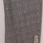 ALEXANDER MCQUEEN COAT $1595 BLACK w/GRAY/NAVY CROSS CHECK JACKET 42 52e NEW