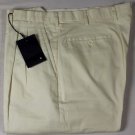 PRADA PANTS $510 LIGHT BEIGE COTTON STRETCH TROUSERS SUMMER SLACKS 38 54e NEW