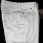 BOTTEGA VENETA JEANS $590 WHITE LOGO CARGO SIDE POCKET DENIM 36/36 52e NEW