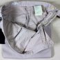 PRADA PANTS $585 Lt GRAY 100%COTTON GABARDINE LOGO ORNAMENTED TROUSER 38 54e NEW