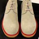 DSQUARED2 SHOES $685 LIGHT BROWN SUEDE CONTRAST GUM SOLE DESERT BOOTS 11 44e NEW