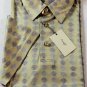 BRIONI POLO $395 LIGHT BROWN 3BTN MERCERIZED COTTON POLO GOLF SHIRT MED 50e NEW
