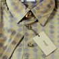 BRIONI POLO $395 LIGHT BROWN 3BTN MERCERIZED COTTON POLO GOLF SHIRT MED 50e NEW