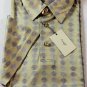BRIONI POLO $395 LIGHT BROWN 3BTN MERCERIZED COTTON POLO GOLF SHIRT MED 50e NEW