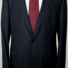 DOLCE & GABBANA SUIT $2290 SOLID BLACK 2-BTN WOOL MARTINI FIT CUT SUIT 42 54 NEW