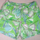 LORO PIANA SWIMSUIT $395 LT. GREEN FLORAL LOGO BEACHWEAR SWIM TRUNKS Lg 52e NEW