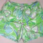LORO PIANA SWIMSUIT $395 LT. GREEN FLORAL LOGO BEACHWEAR SWIM TRUNKS Lg 52e NEW