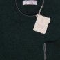 BRUNELLO CUCINELLI SWEATER HUNTER GREEN 100%CASHMERE CREWNECK JUMPER XXL 56e NEW