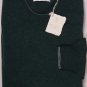 BRUNELLO CUCINELLI SWEATER HUNTER GREEN 100%CASHMERE CREWNECK JUMPER XXL 56e NEW