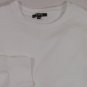 COSTUME NATIONAL SWEATER $395 WHITE 100%COTTON LOGO SLEEVE PULLOVER MED 50e NEW