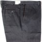 BRIONI PANTS $695 SLATE GRAY 100% COTTON LEATHER ACCENT WINTER SLACKS 43 60e NEW