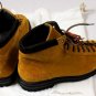 SANTONI SHOES $695 ORANGE SUEDE LUG SOLE CORDUROY PAD ANKLE HIKING BOOT 7 40 NEW