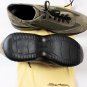 SANTONI SHOES $495 GRAY SUEDE LOGO ORNAMENTED AIRWALK TRAINERS 11.5 44.5e NEW