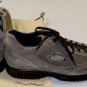 SANTONI SHOES $495 GRAY SUEDE LOGO ORNAMENTED AIRWALK TRAINERS 11.5 44.5e NEW