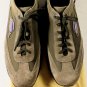 SANTONI SHOES $495 GRAY SUEDE LOGO ORNAMENTED AIRWALK TRAINERS 11.5 44.5e NEW
