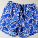 ETRO SWIM TRUNKS $345 BLUE/WHITE PAISLEY VINE PRINT LOGO SWIMSUIT XL 54e NEW