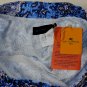 ETRO SWIM TRUNKS $345 BLUE/WHITE FLOWER & PAISLEY PRINT LOGO SWIMSUIT LG 52e NEW