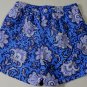 ETRO SWIM TRUNKS $345 BLUE/WHITE FLOWER & PAISLEY PRINT LOGO SWIMSUIT LG 52e NEW