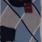 BALLANTYNE SWEATER $990 BLUE/GRAY ARGYLE 100%CASHMERE CREWNECK LG 52e NEW