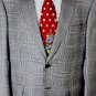BRIONI COAT $4689 BROWN GLENPLAID 2BTN CASHMERE/SILK HANDMADE JACKET 42L 52e NEW