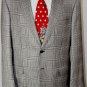 BRIONI COAT $4689 BROWN GLENPLAID 2BTN CASHMERE/SILK HANDMADE JACKET 42L 52e NEW