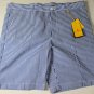 ETRO SHORTS $365 BLUE/WHITE SEERSUCKER STRIPED BERMUDA WALKING SHORTS 42 58e NEW
