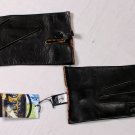 PAUL SMITH GLOVES $250 DK BROWN LAMBSKIN VINTAGE STRIPED LOGO GLOVES M 9.5  NEW