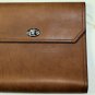 BRUNELLO CUCINELLI iPAD CASE $1150 BROWN CALFSKIN TURN CLOSE iPAD CASE NEW