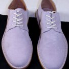 ANN DEMEULEMEESTER SHOES $875 LIGHT PINK SUEDE MINIMAL HEEL DERBY 12 45e NEW
