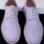 ANN DEMEULEMEESTER SHOES $875 LIGHT PINK SUEDE MINIMAL HEEL DERBY 12 45e NEW