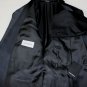 YVES SAINT LAURENT SUIT $3250 BLACK 1BTN SHAWL LAPEL YSL LOGO TUXEDO 46R 56e NEW