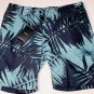 DOLCE & GABBANA SHORTS $680 NAVY/GREEN SHADOW PALM PRINT BERMUDAS 30 44e NEW