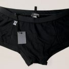 DSQUARED2 SWIM TRUNKS $295 BLACK LETTERMAN LOGO ORNAMENTED SWIM BRIEFS S 48 NEW