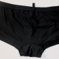 DSQUARED2 SWIM TRUNKS $295 BLACK LETTERMAN LOGO ORNAMENTED SWIM BRIEFS S 48 NEW
