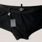 DSQUARED2 SWIM TRUNKS $295 BLACK LETTERMAN LOGO ORNAMENTED SWIM BRIEFS S 48 NEW