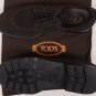 TOD'S SHOES $645 DARK BROWN SUEDE SPLIT TOE CHUNKY SOLE DERBYS 11.5 44.5e NEW