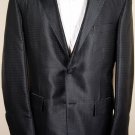 MOLLY RODGERS COAT $1995 BLACK DIAMOND WEAVE 2BTN SILK TUXEDO JACKET 40R 50e NEW