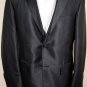 MOLLY RODGERS COAT $1995 BLACK DIAMOND WEAVE 2BTN SILK TUXEDO JACKET 40R 50e NEW