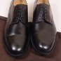 CHURCH'S SHOES $685 BLACK CAP TOE BENCH MADE POLISHED DERBY 11.5 44.5e NEW
