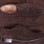 CHURCH'S SHOES $785 BROWN WING TIP ORNAMENT BENCH MADE SUEDE OXFORDS 11 44e NEW